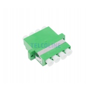 Adapter światłowodowy LC/APC Quad green, gold 